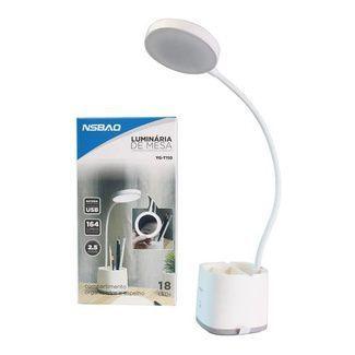 Imagem de Luminária De Mesa Nsbao Com Porta Canetas E Espelho Yg-t110