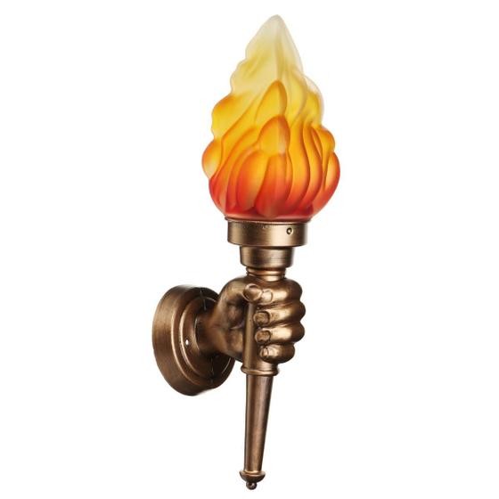 Imagem de Luminária de Parede Vintage Wokex - Estilo Torchbearer 3W Marrom