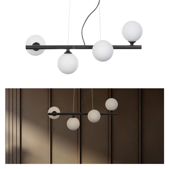 Imagem de Luminária de Teto Pendente Taschibra Jabuticaba 4xG9