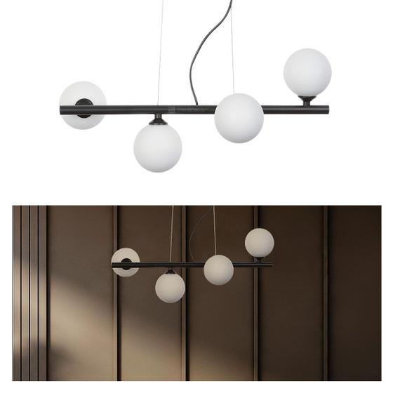 Imagem de Luminária de Teto Pendente Taschibra Jabuticaba 4xG9