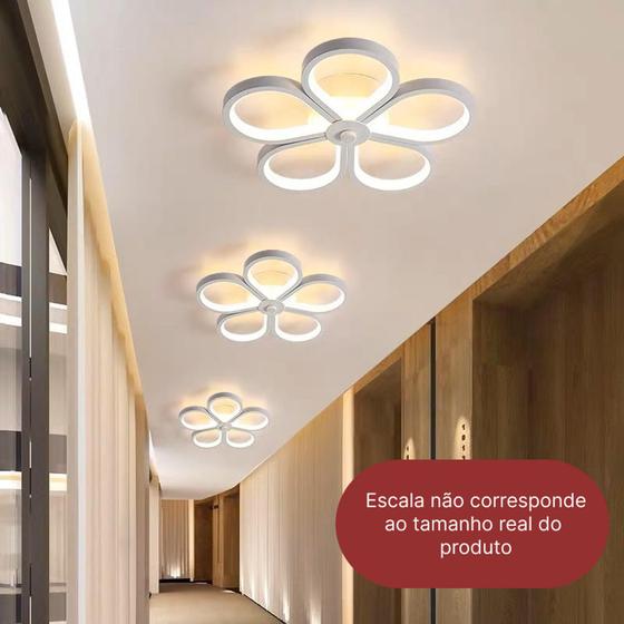 Imagem de Luminária De Teto Plafon Led Moderna para Corredor Sala Quarto Cozinha