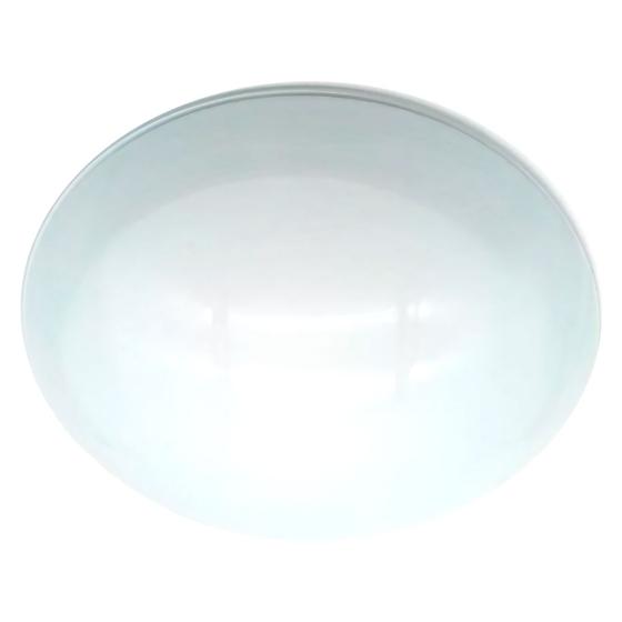Imagem de Luminária de Teto Redondo 30cm - Plafon de vidro para 02 lâmpadas - Ideal para sala, quarto cozinha, banheiro, lavabo, garagem