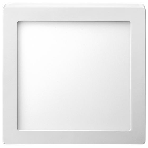 Imagem de Luminaria De Teto Sobrepor 12W Quadrada Plafon Led Painel Luz Branca P/ Sala Cozinha Quarto Banheiro C/ Driver Autovolt