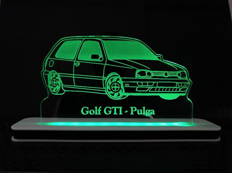 Luminária Decorativa com LED Golf Mk3 2P Hobbies do Ofício