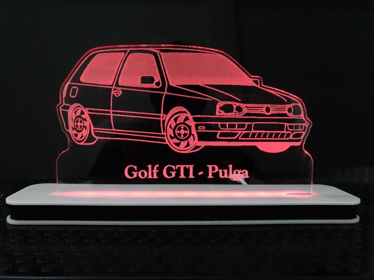 Luminária Decorativa com LED Golf Mk3 2P Hobbies do Ofício