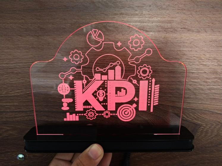 Imagem de Luminária Decorativa com LED KPI Estatística