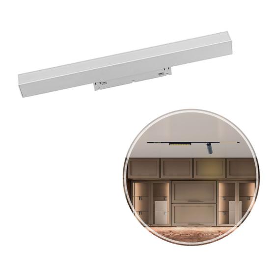 Imagem de  Luminária Difusa Linear 12W BR C. Sup P/ Trilho Mag. DS9956 Delis ST2801