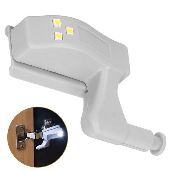 Imagem de Luminária Dobradiça Led Para Armário Sensor Automático