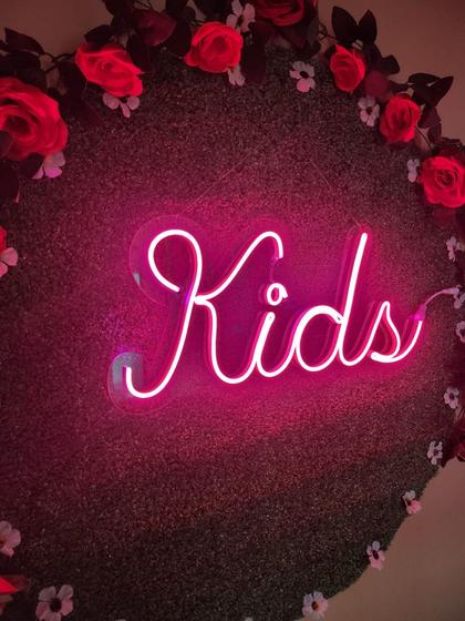 Imagem de Luminária em NEON KIDS rosa 50cm