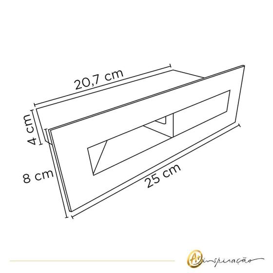 Imagem de Luminária Embutida Interna Alumínio Branco G9 40W 127V/220V