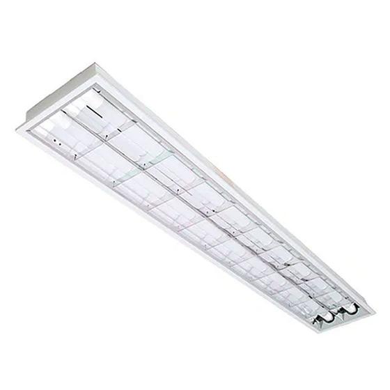 Imagem de Luminária Embutir 2x1200mm Brilhante Alto Rendimento Com Alet Lumepetro