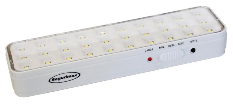 Imagem de Luminária Emergência 30 Led Bivolt Litio Segurimax