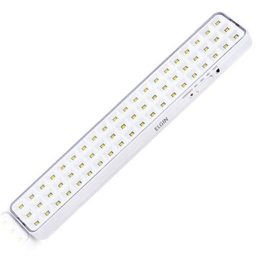 Imagem de Luminária Emergência 60 Leds Bivolt Elgin Aprovado Bombeiro