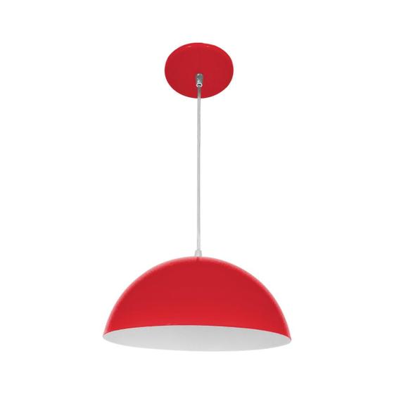 Imagem de Luminária Esfera Lustre Led de Teto Meia Lua 34 Texturado