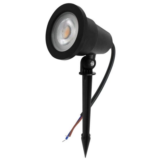 Imagem de Luminária Espeto de Jardim Refletor LED 5W Luz Verde IP65 Decoração