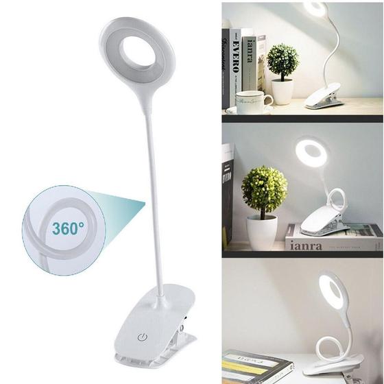 Luminária Flexível 360 com Tubo em Led Clipe Presilha Bivolt Compre
