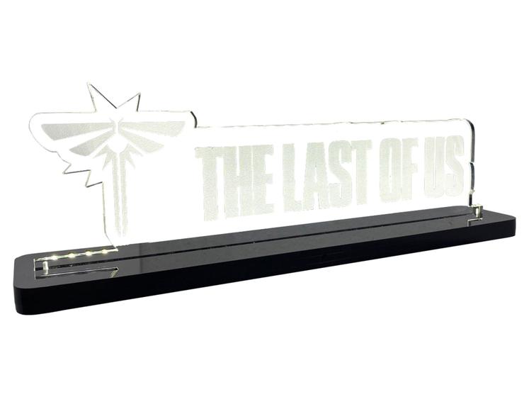 Imagem de Luminária Gamer Geek The Last Of US - Acrílico LED Branca