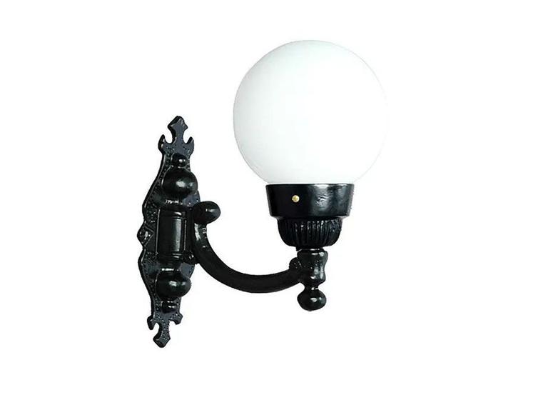 Imagem de Luminária Globo Pequena 1 com Braço Externa/interna Alumínio 38cm