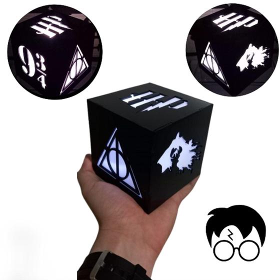 Imagem de Luminária Harry Potter de Mesa ou Cabeceira Presente Luminaria - Super 3D