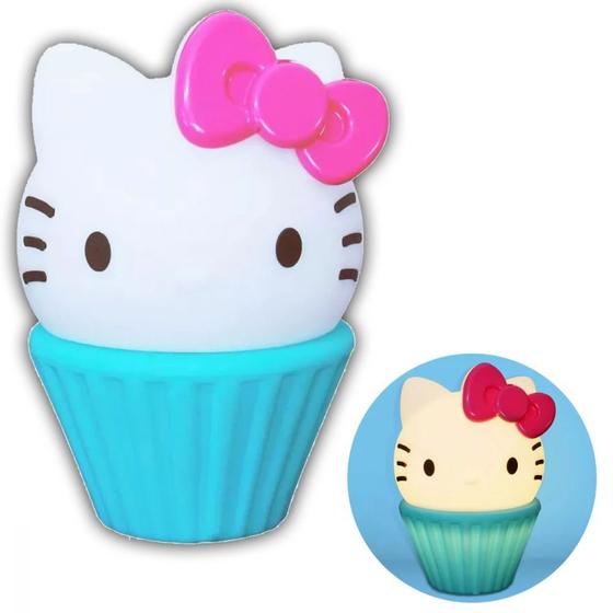 Imagem de Luminaria Hello Kitty Cake Turquesa com Lampada Led - Usare 2434 Usare Luminarias
