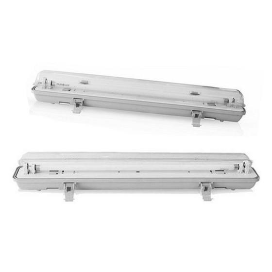 Luminaria Hermetica Lumipetro Ip65 Para 2 Lampadas Tubo Led 1,20m