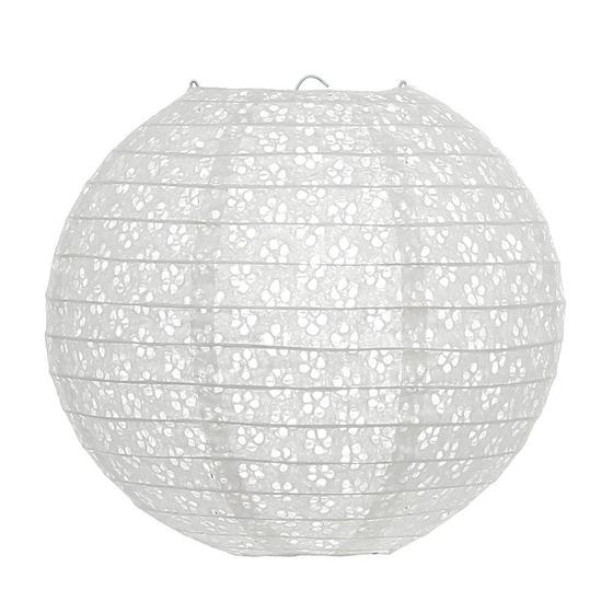 Imagem de Luminária Japonesa Decoração Oriental 35 Cm Branca Vada