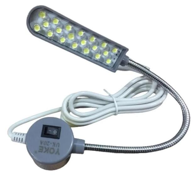 Luminária Lampada 20 Led Haste Flexível Para Maquina Costura yoke Luminária Magazine Luiza
