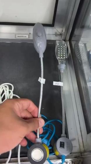 Imagem de Luminária Lampada C/ 21 Leds, Haste Flexível, Bivolt