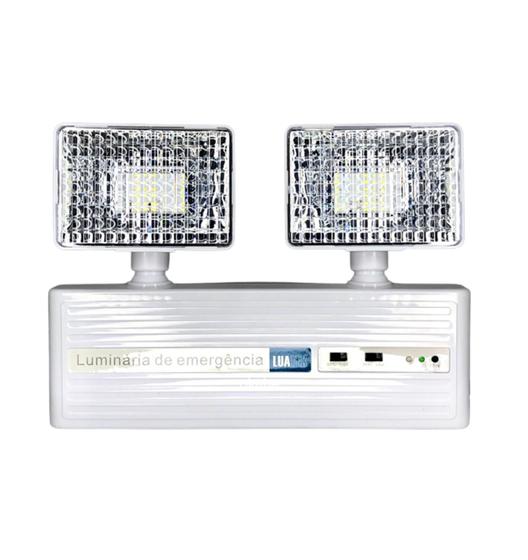 Luminária Lâmpada Emergência Bateria Recarregável 360 Poten Lua tek