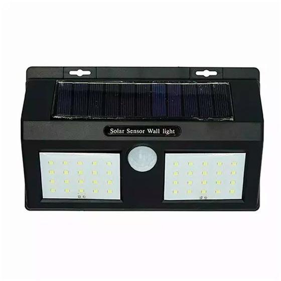 Imagem de Luminária Lâmpada Solar 40 LEDs com Sensor de Presença