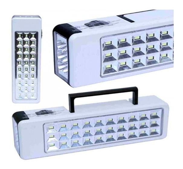 Luminária Lanterna Led De Emergência 36 Leds Dp7076 Premium