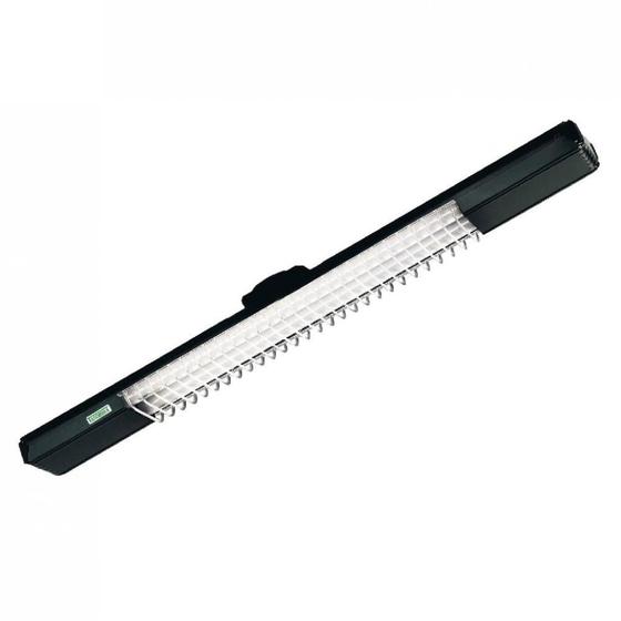 Luminária Led 2x16W Lumifit 127V Autovolt 6500K Preta Taschibra