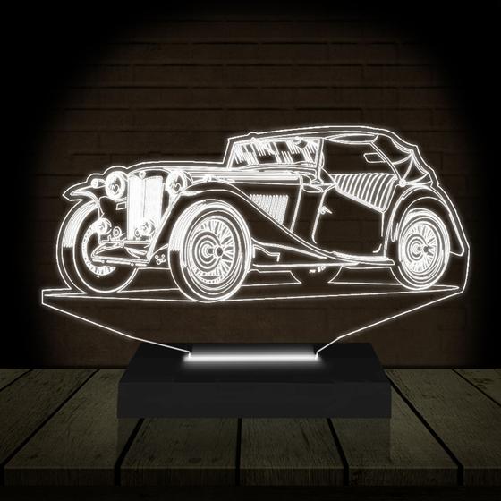 Imagem de Luminária Led 3D  Carro 6  Abajur  Presente Criativo Decoração