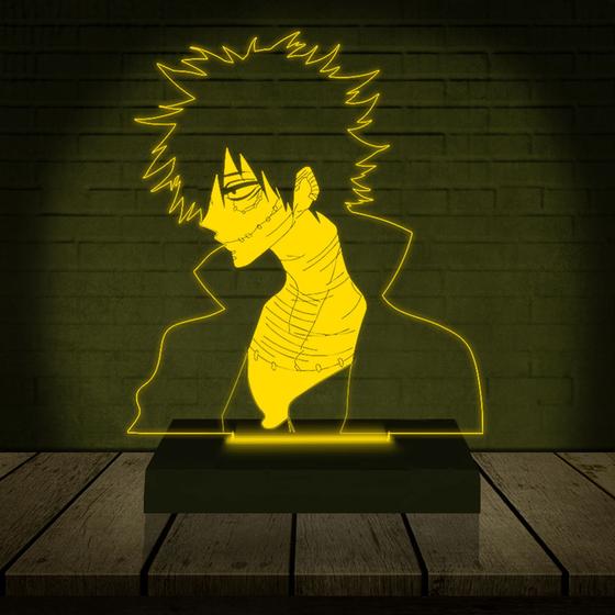 Imagem de Luminária Led 3D  Dabi Boku No Hero  Abajur  Presente Criativo Decoração