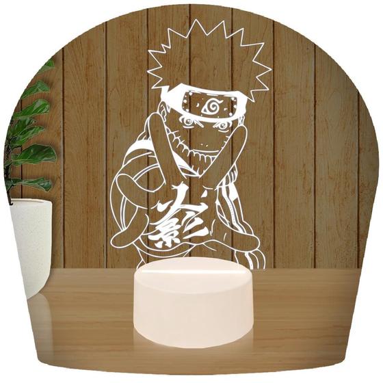 Imagem de Luminária Led 3d  Naruto  Abajur  2