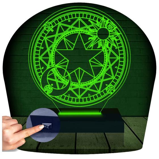 Imagem de Luminária Led 3D Signo Horoscopo 1 