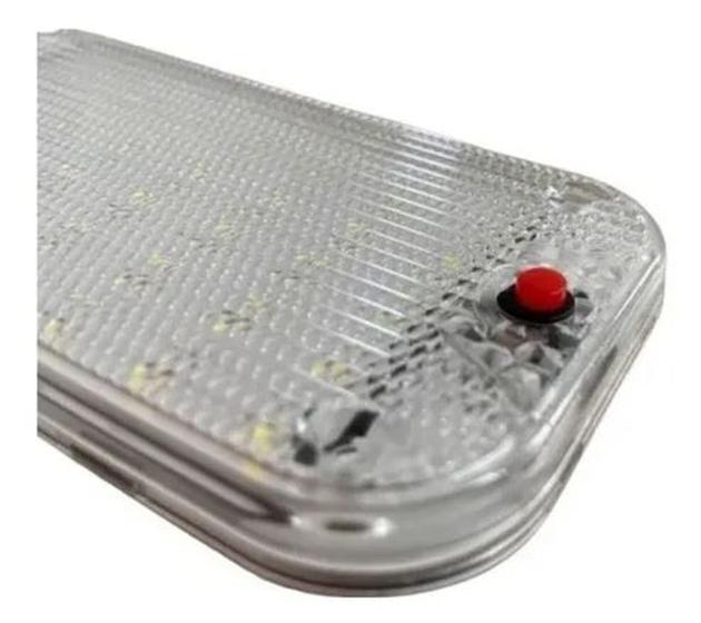 Luminaria Led Bivolt 12v/24v 15cm Trailer Motorhome Caminhão Caixa