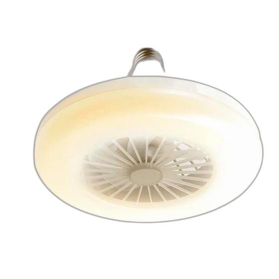 Imagem de Luminária Led Com Ventilador Teto Controle Remoto Incluso