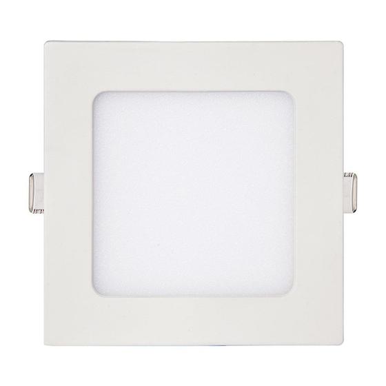 Imagem de Luminaria led embutir quadrada slim 6w 6000k kian