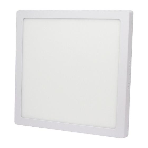 Luminaria Led Embutir Quadrado 24w 3000k 29,5cm Kian Painel de LED