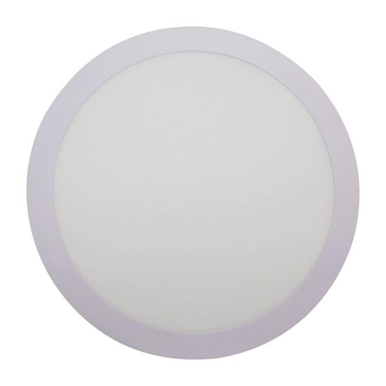 Luminaria Led Embutir Red 24w 6500k Economax kian Luminária