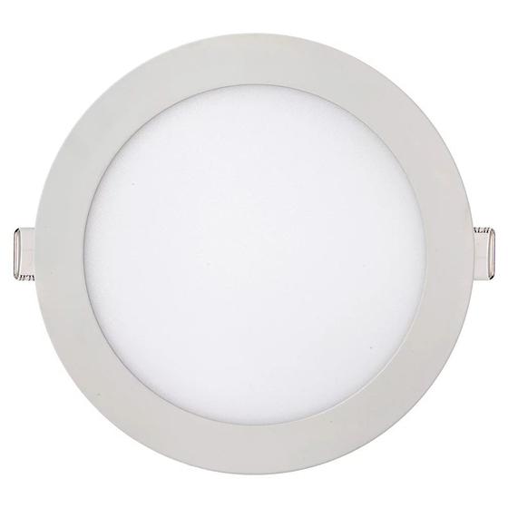 Luminaria led embutir redonda slim 24w 6000k kian Luminária