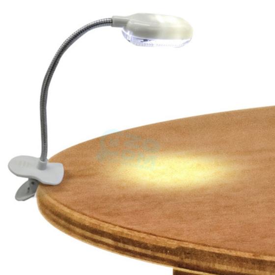 Imagem de Luminária Led Flexivel Clip On Luz Leitura Com