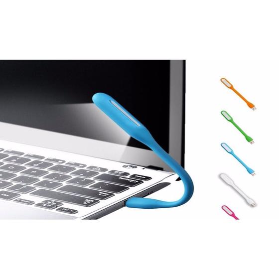 Imagem de Luminária Led Flexível USB Portátil Ideal Para Notebook Netbook FITA- COR ALEATORIA