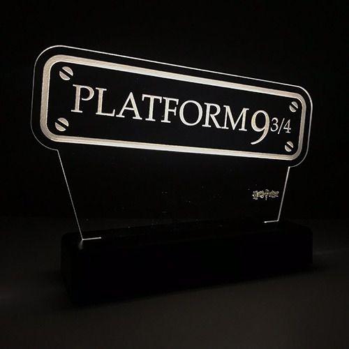 Imagem de Luminária Led Harry Potter Plataforma 9 ¾