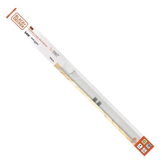 Imagem de Luminaria Led Linear 110-240V 4000K 54W 5400 Lúmens Black+Decker