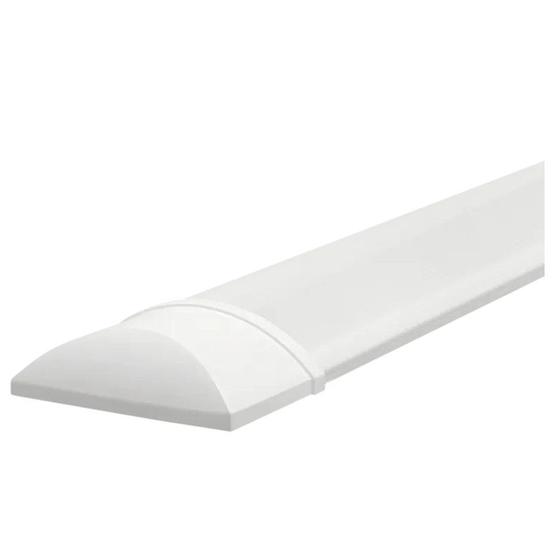 Luminária Led Linear Slim Flat 18W 60cm Branco Neutro 4000K Stella