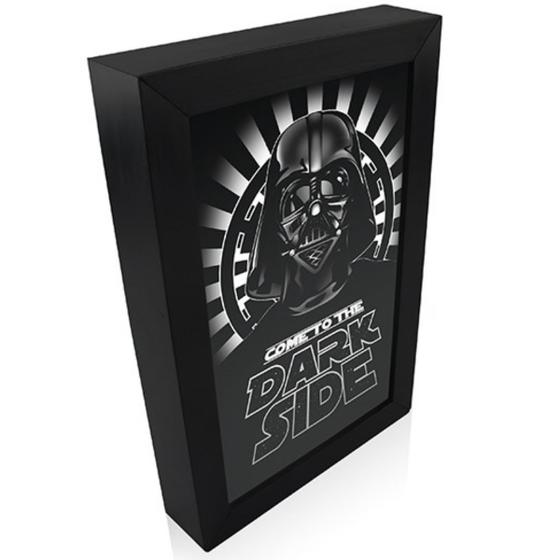 Luminária Led Parede Mesa Star Wars Come To The Dark Side Fábrica Geek Luminária Geek