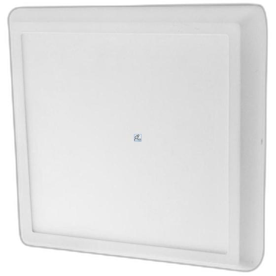 Luminaria Led Plafon Jng Externo Quadrado 12w 3000k 17cm 54117