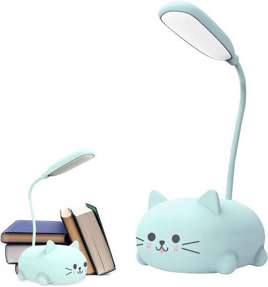 Luminária Led Recarregável Articulável Usb Portátil Gatinho Livon